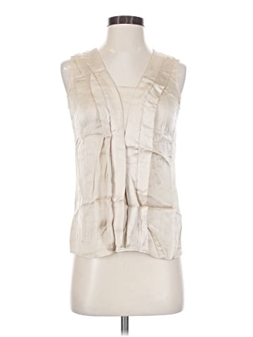 White House Black Market Sleeveless Silk Top (view 1)