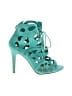 Aldo Teal Sandals Size 7 1/2 - photo 1