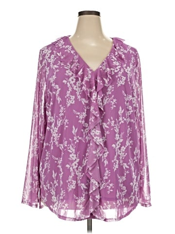 IMAN Long Sleeve Blouse (view 1)