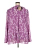 IMAN Purple Long Sleeve Blouse Size 3X - photo 2