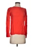 J.Crew 100% Silk Red Long Sleeve Top Size 00 (petite) - photo 1
