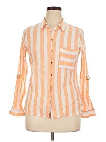 Soft Surroundings Long Sleeve Button-Down Shirt (view 1)