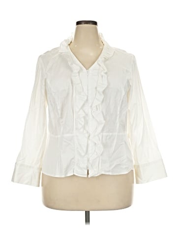 Jones New York Signature 3/4 Sleeve Blouse (view 1)