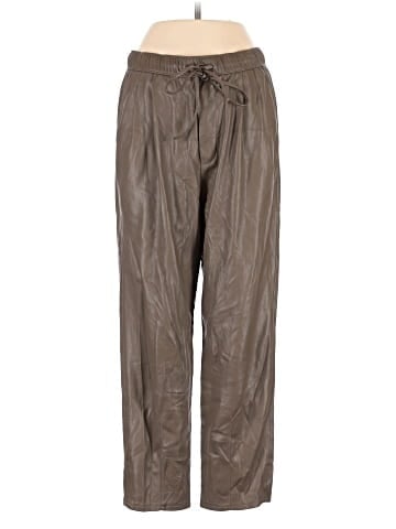 Zara Faux Leather Pants (view 1)