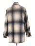 Prettygarden 100% Polyester Plaid Gray Coat Size L - photo 2