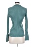 Nicholas Teal Wool Pullover Sweater Size S - photo 2