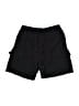 Zara Chevron-herringbone Black Cargo Shorts Size 8 - photo 1