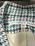 Veronica Beard Checkered-gingham Teal Blazer Size 0 - photo 6