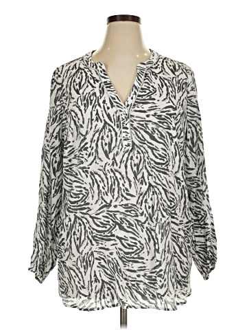 Passport Long Sleeve Blouse (view 1)