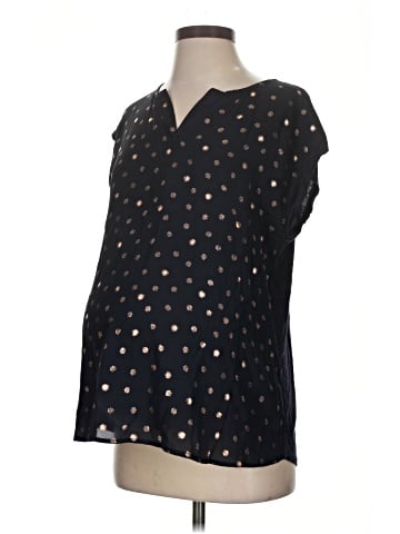 Full Moon Maternity Short Sleeve Blouse (view 1)