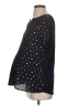 Full Moon Maternity 100% Polyester Stars Black Short Sleeve Blouse Size S - photo 5