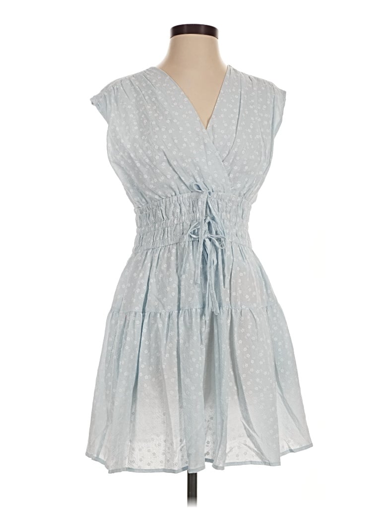 Pre-owned Doe & Rae Casual Dress In Gray