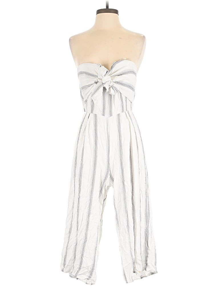 Pre-owned Bailey Blue Romper In White
