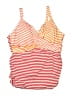 Lands' End Stripes Red Swimsuit Top Size 26W - photo 1
