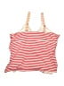 Lands' End Stripes Red Swimsuit Top Size 26W - photo 2