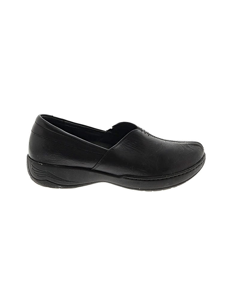 Pre-owned Dansko Flats In Black