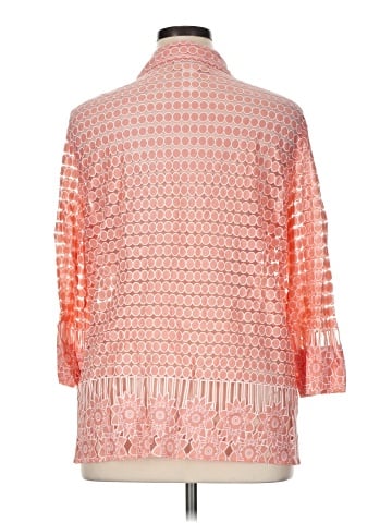 Alfred Dunner 3/4 Sleeve Button-Down Shirt (view 2)