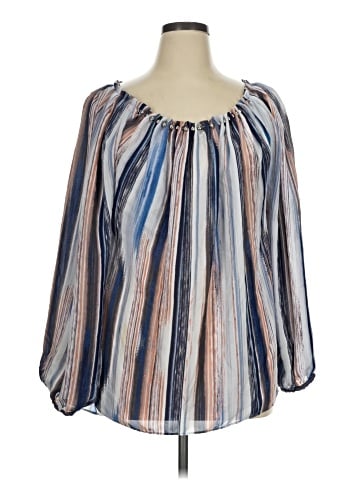JLo by Jennifer Lopez 3/4 Sleeve Blouse (view 1)