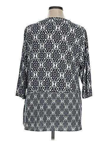 Croft & Barrow 3/4 Sleeve Blouse (view 2)