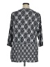 Croft & Barrow Silver 3/4 Sleeve Blouse Size 1X - photo 2