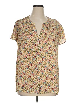 Rose + Olive Short Sleeve Blouse