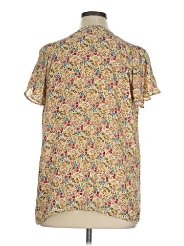 Rose + Olive Short Sleeve Blouse (view 2)