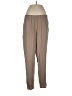 Eileen Fisher 100% Silk Solid Tan Silk Pants Size L - photo 1