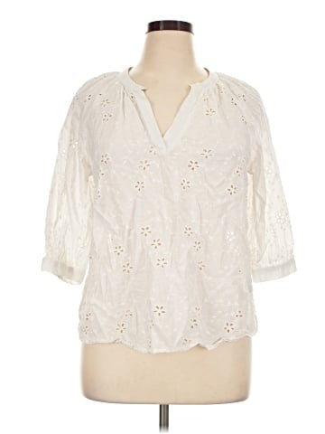 Unique Spectrum 3/4 Sleeve Blouse (view 1)