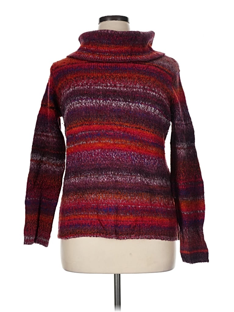 Pre-owned Db Established 1962 Turtleneck Sweater In Burgundy