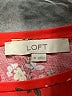 Ann Taylor LOFT 100% Polyester Red Short Sleeve Blouse Size M - photo 7