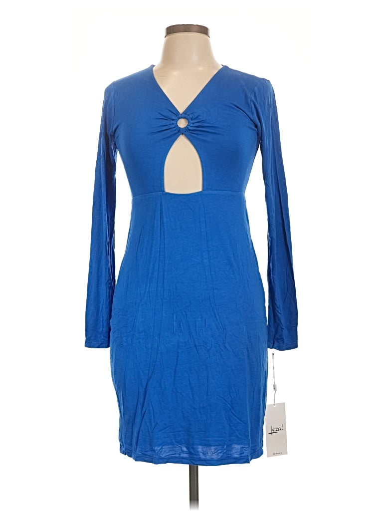 Pre-owned Lezat Cocktail Dress In Blue