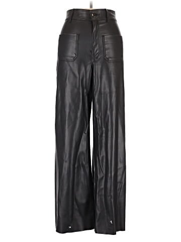 Zara Faux Leather Pants (view 1)