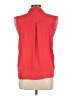 Maison Jules 100% Polyester Red Sleeveless Blouse Size L - photo 2
