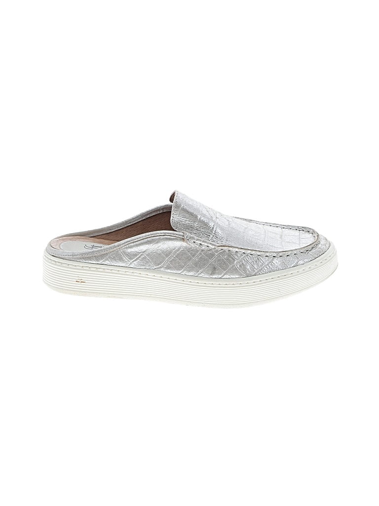 Pre-owned Söfft Mule/clog In Silver