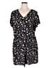 Old Navy 100% Rayon Floral Black Romper Size XXL (tall) - photo 1