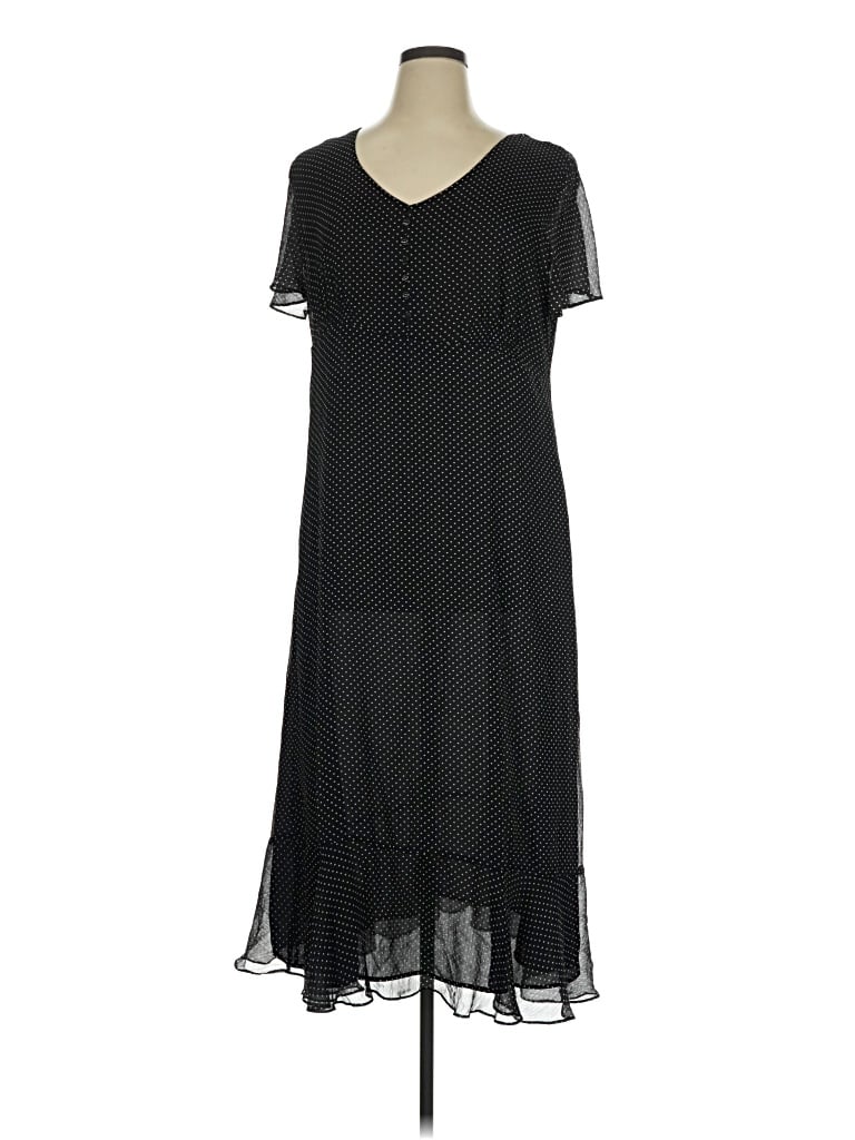 Pre-owned Sag Harbor Casual Dress In Black