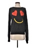Wildfox Hearts Gray Pullover Sweater Size XS - photo 1