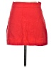 Zara 100% Polyester Solid Red Casual Skirt Size S - photo 1