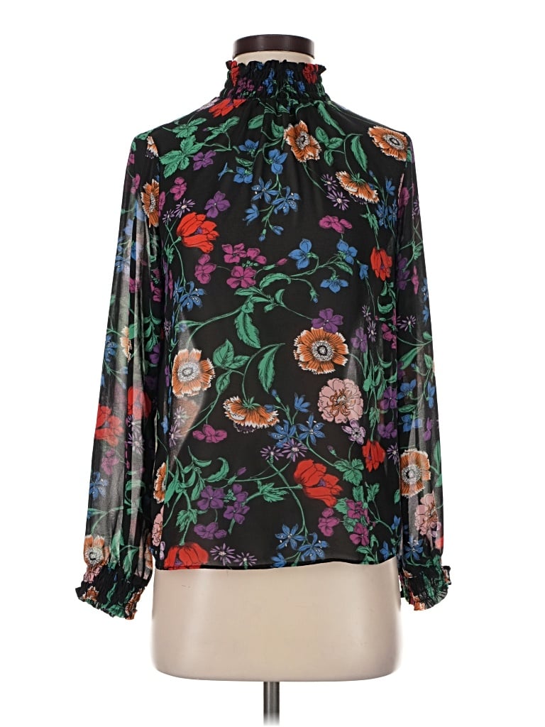 Pre-owned New Look 3/4 Sleeve Blouse In Black
