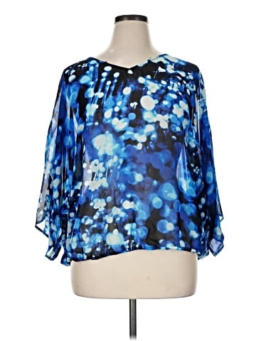 JLo by Jennifer Lopez 3/4 Sleeve Blouse (view 1)