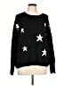 Vince Camuto Stars Black Pullover Sweater Size L - photo 1