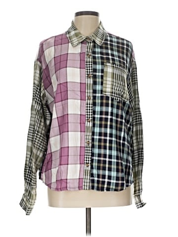 Cato Long Sleeve Button-Down Shirt (view 1)