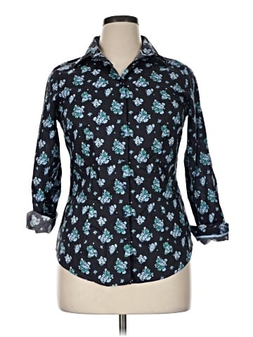 Hawes & Curtis 3/4 Sleeve Button-Down Shirt (view 1)