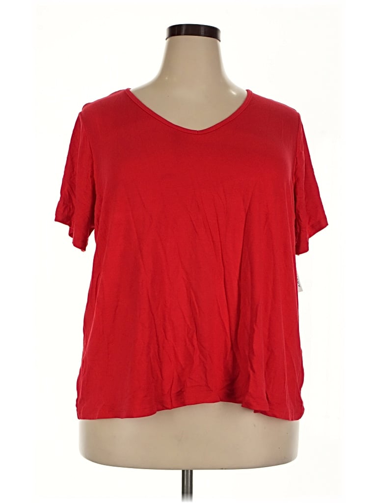Pre-owned Luxe Short Sleeve T-shirt In Red