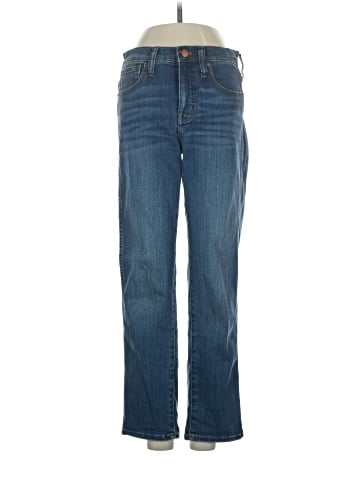 Madewell Mid-Rise Stovepipe Jeans in Leman Wash: TENCEL&trade; Denim Edition (view 1)