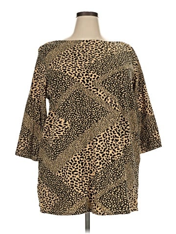 Jessica London 3/4 Sleeve Blouse (view 1)