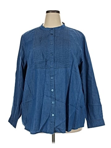 Joan Rivers 3/4 Sleeve Button-Down Shirt (view 1)