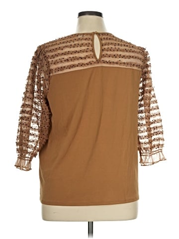 Cato 3/4 Sleeve Blouse (view 2)