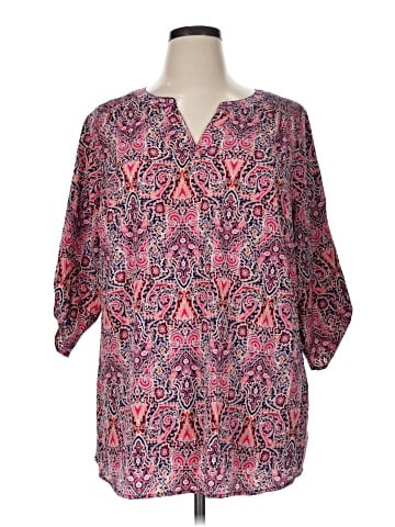 Croft & Barrow 3/4 Sleeve Blouse (view 1)