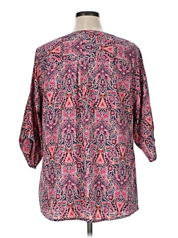 Croft & Barrow 3/4 Sleeve Blouse (view 2)